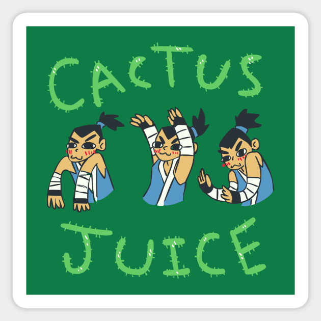 Cactus Juice 2.0 Sticker by sky665